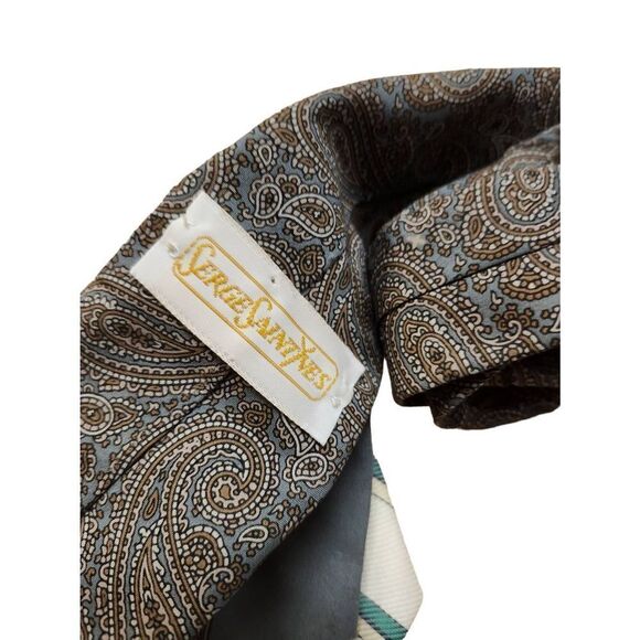 Lot of 3 Vintage Ties Corpcore 70s Paisley Striped - Picture 5 of 8